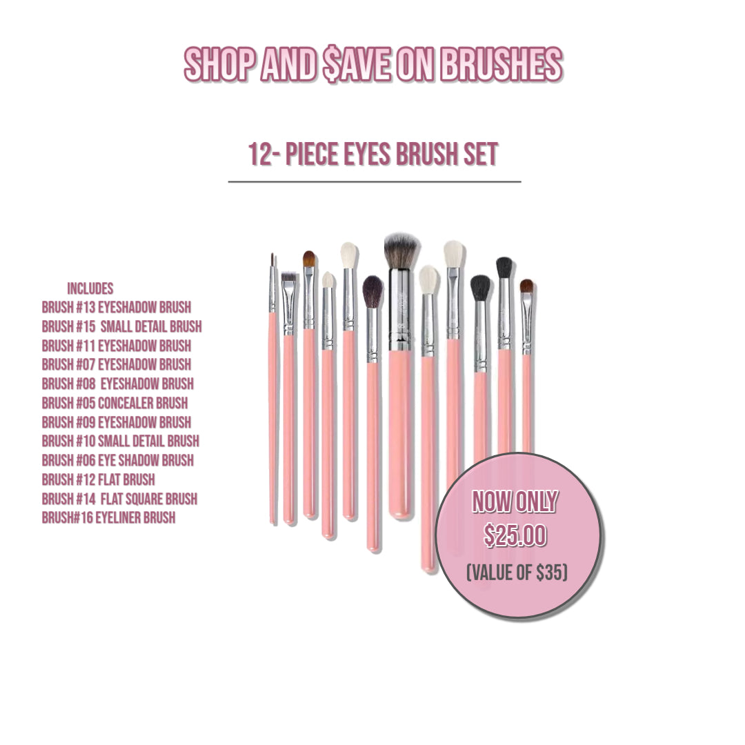 12- Piece Eyes Brush Set