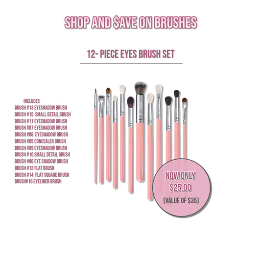 12- Piece Eyes Brush Set